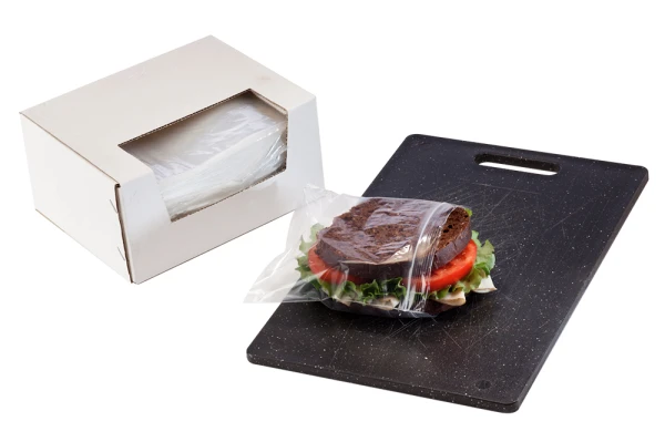 6.5 x 6 1 Mil Zip Top Sandwich Bags with Dispenser Case Zip Top Sandwich Bags with Dispenser Case 1 Mil - 6.5 x 6