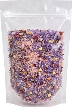 6.75" x 10.25" + 2.5" Clear Stand Up Pouches Zip Top
