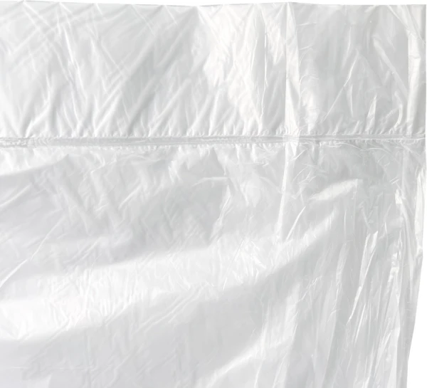 60 x 83 0.6 mil Pan Rack Covers Bottom Seal Bottom Seal of 60 in. x 83 in. 15 micron Pan Rack Covers for a 80 inch Rack