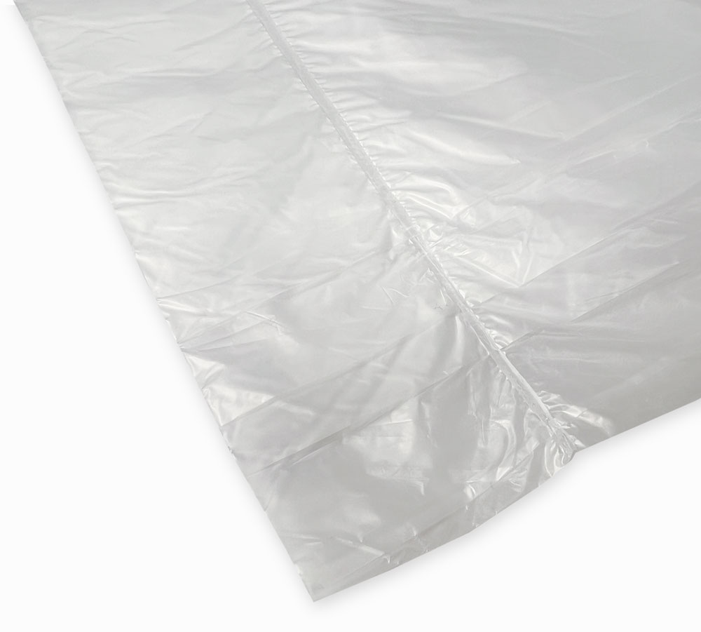 Bottom Seal of 60 in. x 83 in. 15 micron Pan Rack Covers for a 80 inch Rack