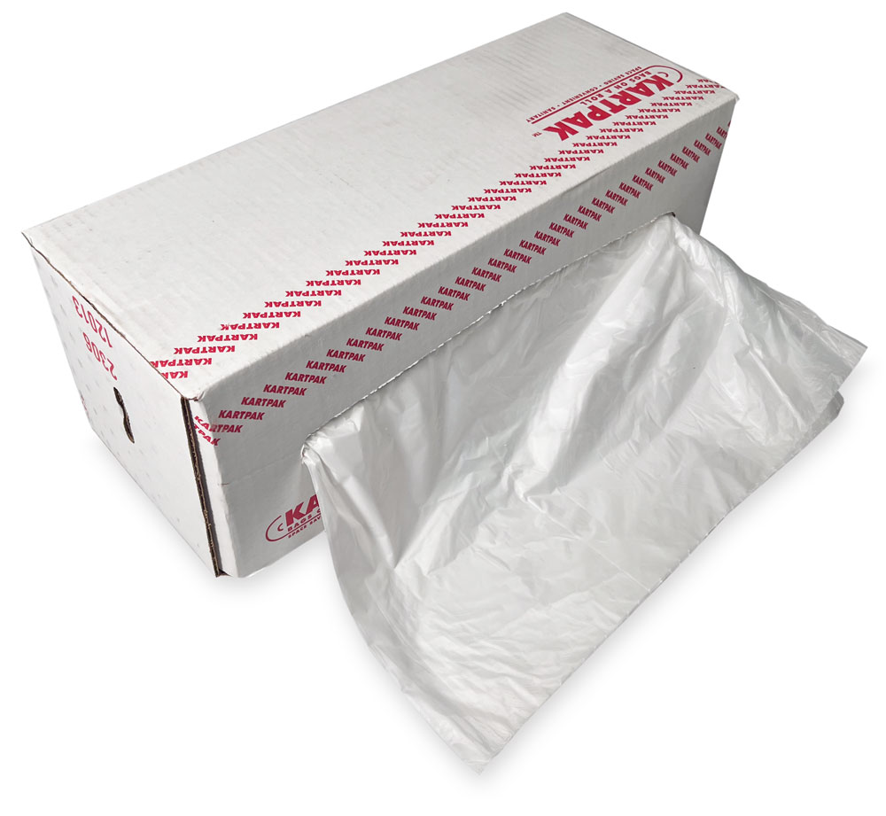 Self Dispensing Case of 60 in. x 83 in. 15 micron Pan Rack Covers for a 80 inch Rack