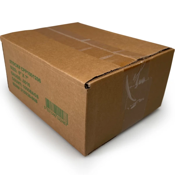 6 x 12 Cello Cone Bags Case View of 6 x 12 Cello Cone Bags In Case
