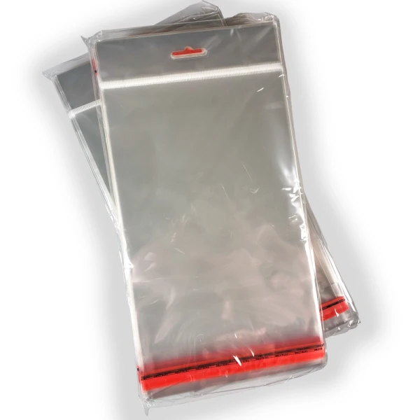 6 x 9 Retail Header Bag with Resealable Tape Innerpacks Innerpacks of 6 x 9 Retail Header Bag with Resealable Tape
