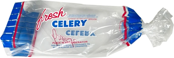 7.5 x 16 + 3 Celery Bags 7.5 x 16 + 3 1 Mil Vegetable Bags for Celery