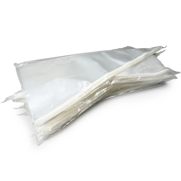 7.5 x 17 Cello Cone Bags Inner Packs View of Six Stacked 7.5 x 17 Cello Cone Bags Inner Packs