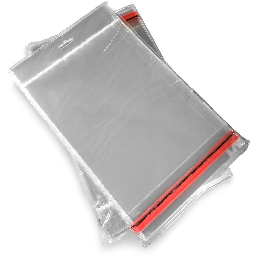 Innerpacks of 8 x 10 Retail Header Bag with Resealable Tape