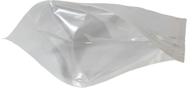 9.875 x 13.5 + 4.5 Clear Stand Up Pouches Bottom Gusset Bottum Gusset of 9.875 x 13.5 + 4.5 Stand Up Pouch Zipper Bags 3 Mil (Outside Dimension)