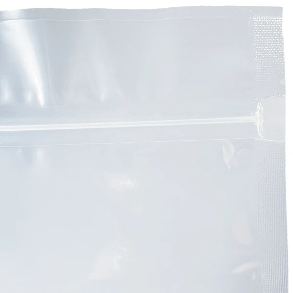 9.875 x 13.5 + 4.5 Clear Stand Up Pouches Ziplock Ziplock of 9.875 x 13.5 + 4.5 Stand Up Pouch Zipper Bags 3 Mil (Outside Dimension)