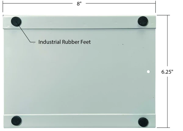 Dimensions of bottom of Saddle Pack Deli Bag Dispenser
