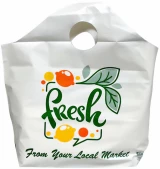 White Reusable 18x18+6 From Your Local Market Super Wave Bags