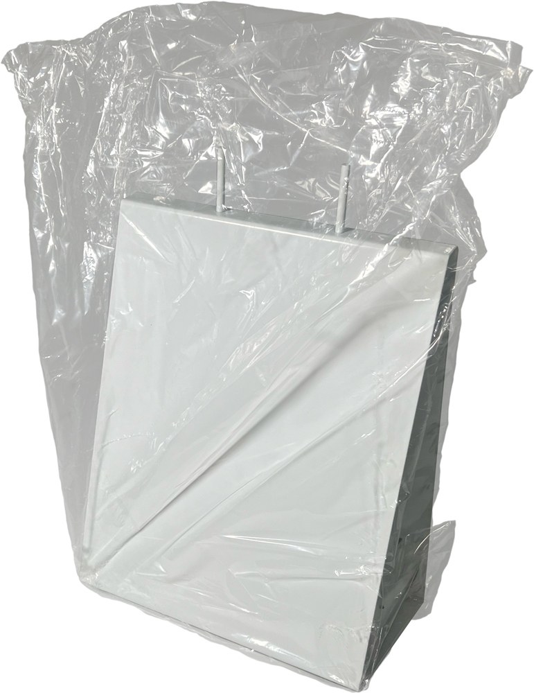 Saddle Pack Deli Bag Dispenser Packaged in Protective Plastic Bag