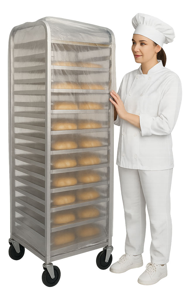 Bread Rack Covers 52 x 80 - .6 mil. - 409RC80