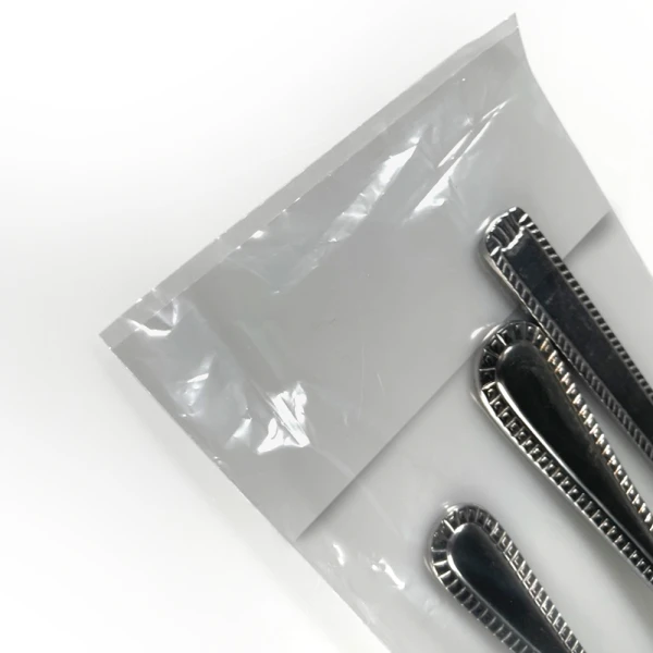 Fold Over Tuck Lip on Silverware Bags Fold Over Tuck Lip on Silverware Bags