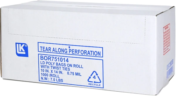 LDPE Food Utility Bags with Twist Ties LDPE Food Utility Bags with Twist Ties