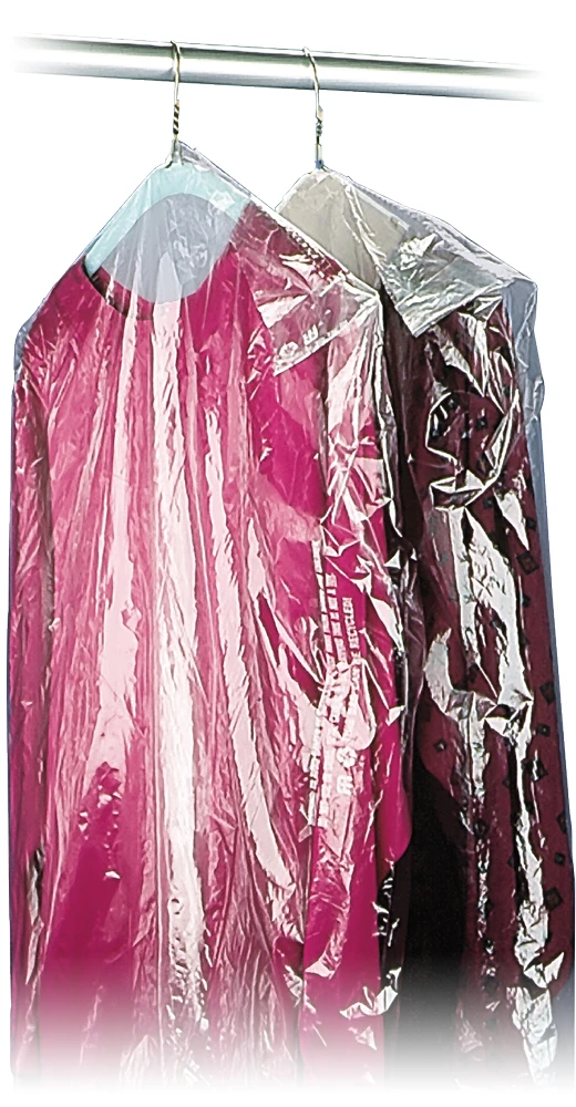 21 x 4 x 30 0.6 Mil Plastic Dry Cleaning Bags