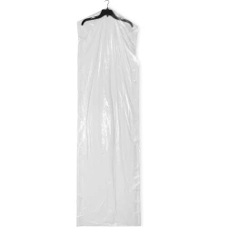 21" x 4" x 72" .5 Mil Clear Dry Cleaning Bags