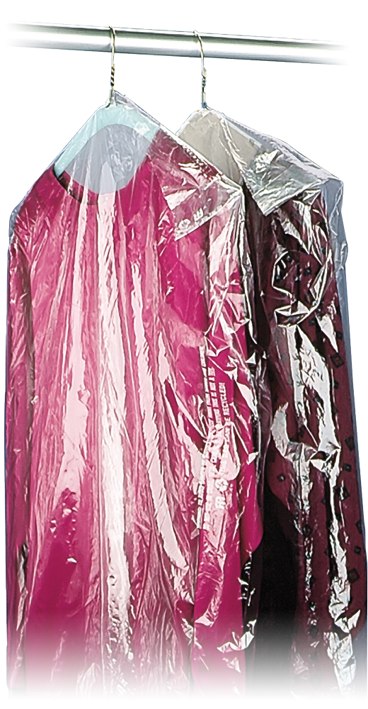 Clear Plastic Dry Cleaning Bags 21 x 4 x 38 Elkay I621438 S-5858