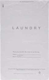 Hospitality Plastic Tear Strip Laundry Bags