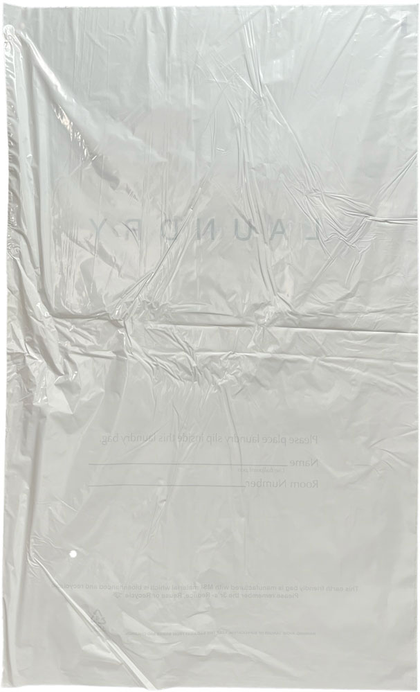 14 x 24 1.25 Mil Plastic Laundry Bags - Eco Friendly