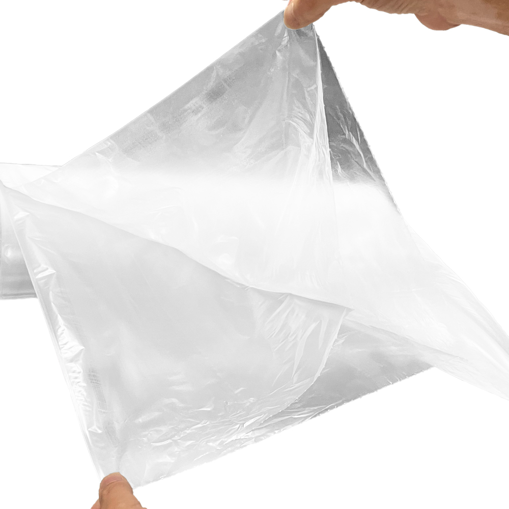 Clear 27x21x48 1.5mil Gusseted Poly Bags on Roll Side Gusset
