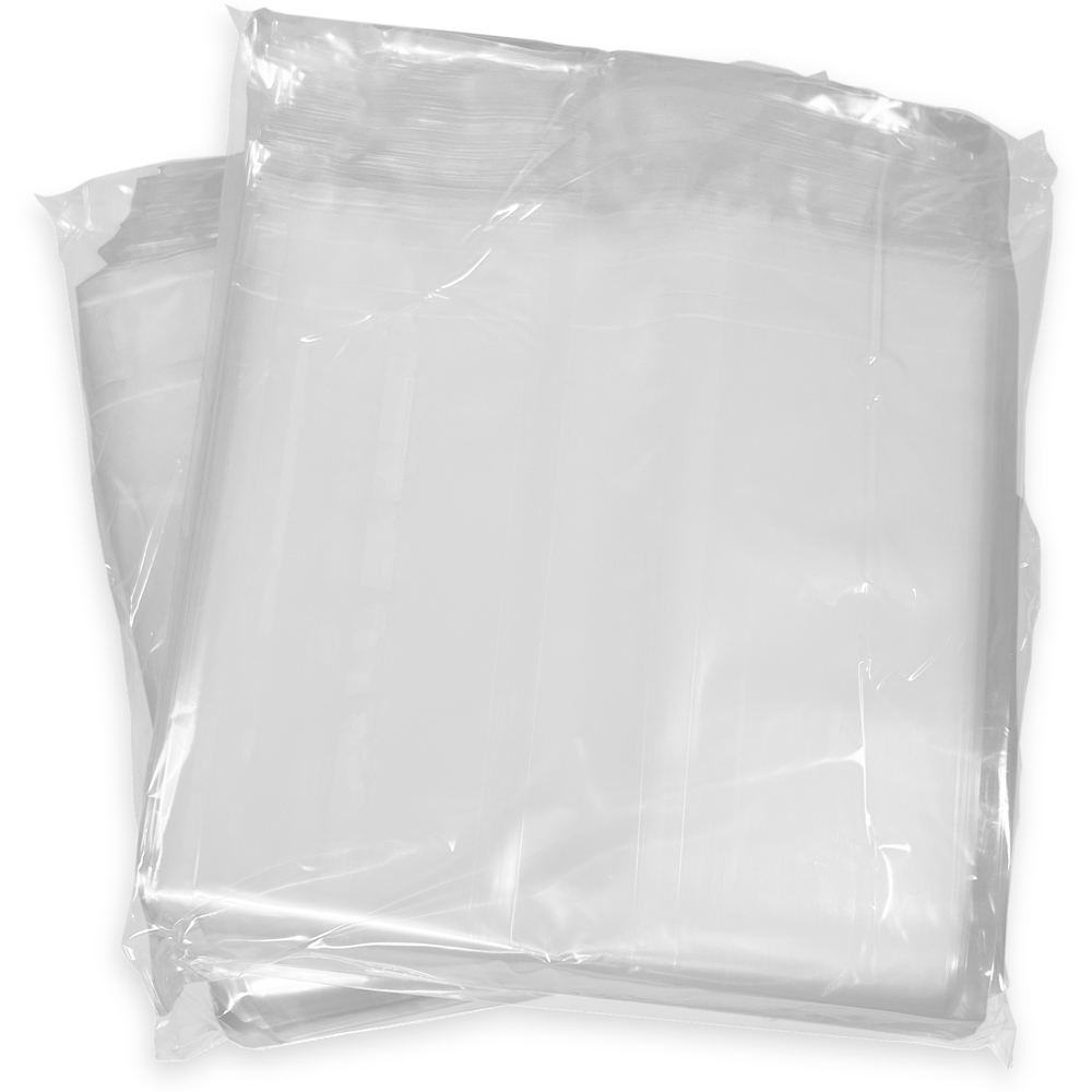 thumbnail interactive-video image 1 of 2Mil Clear Expandable Gusseted Poly Bags - LDPE Polyethylene - Multiple Sizes Available - Made In USA 1 of 2