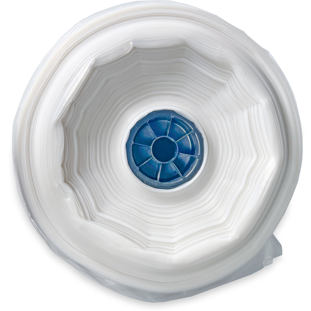 3 inch core of 16 x 14 x 30 .002 Gusseted Poly Bag on Roll