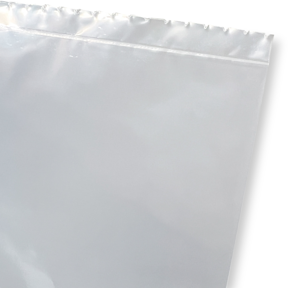 Bottom Seal of 20x20x48 2mil Gusseted Poly Bags on Roll