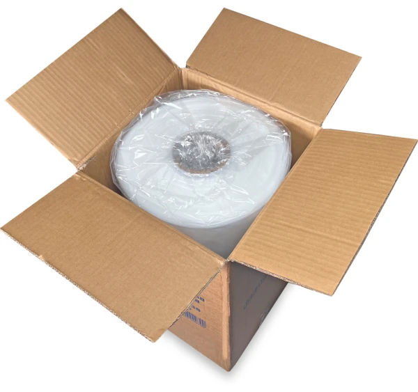 20 x 20 x 48 2 mil Gusseted Poly Bags on Roll Case Case of 20x20x48 2mil Gusseted Poly Bags on Roll