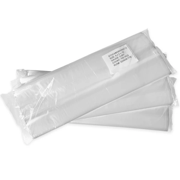 4 x 2 x 12 1 Mil Gusseted Poly Bags Innerpacks Innerpacks of 4 x 2 x 12 1 Mil Gusseted Poly Bags