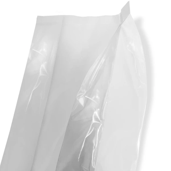 4 x 2 x 12 1 Mil Gusseted Poly Bags Side Gusset Close up of 4 x 2 x 12 1 Mil Gusseted Poly Bags Side Gusset