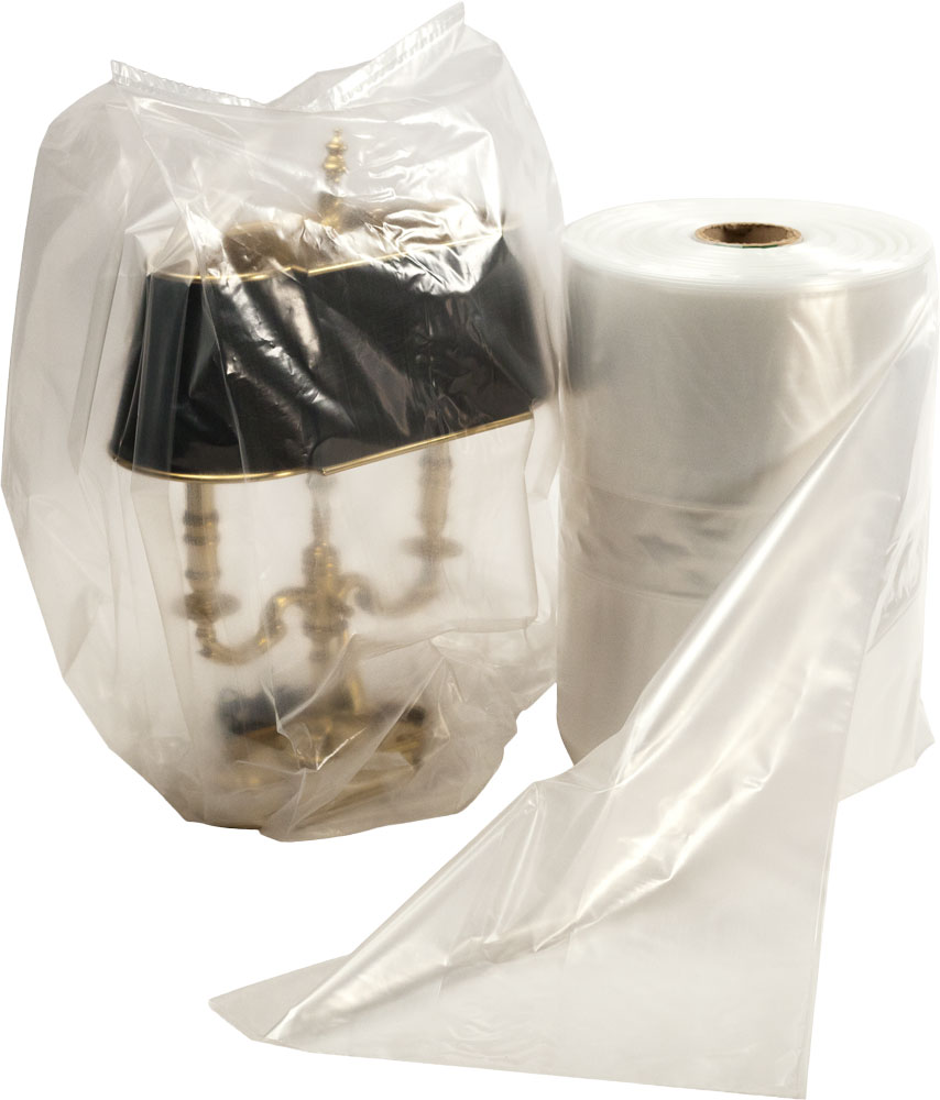 44x36x80 4mil Gusseted Poly Bags on Roll