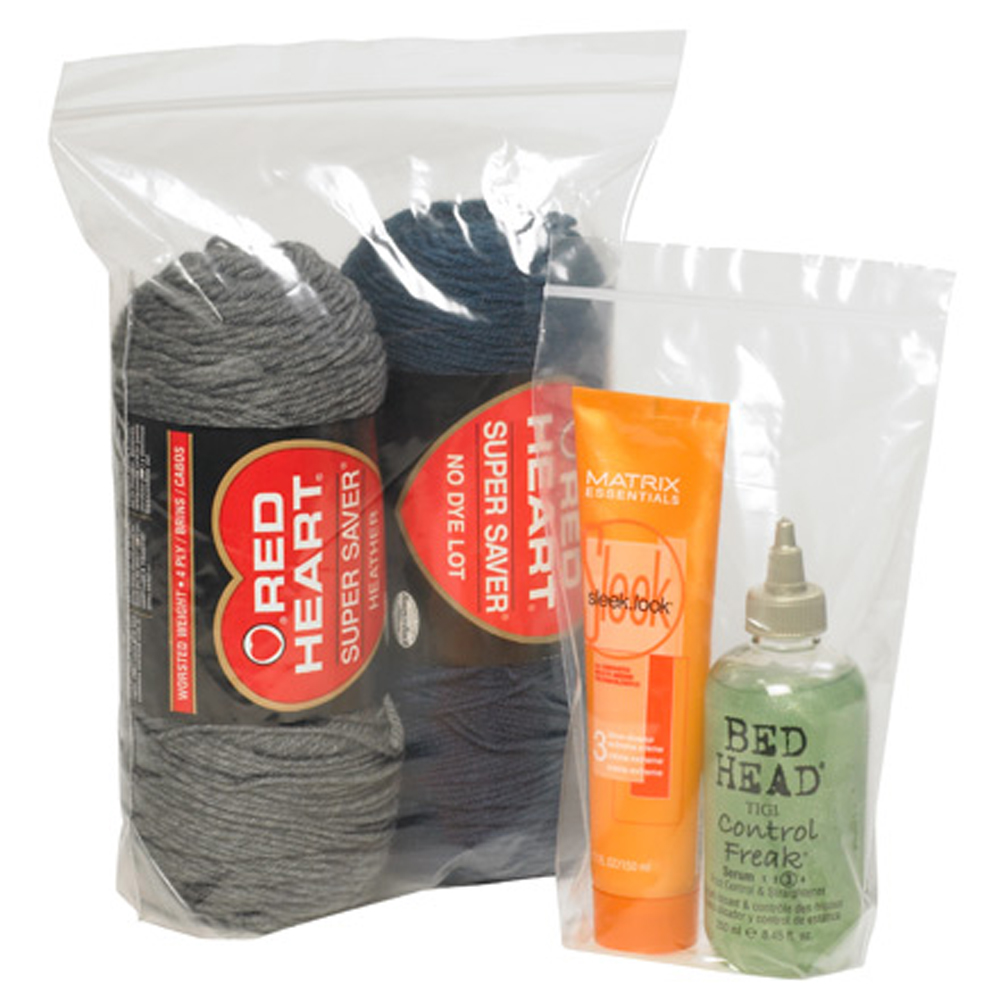 6x2x9 gusseted zipper bags