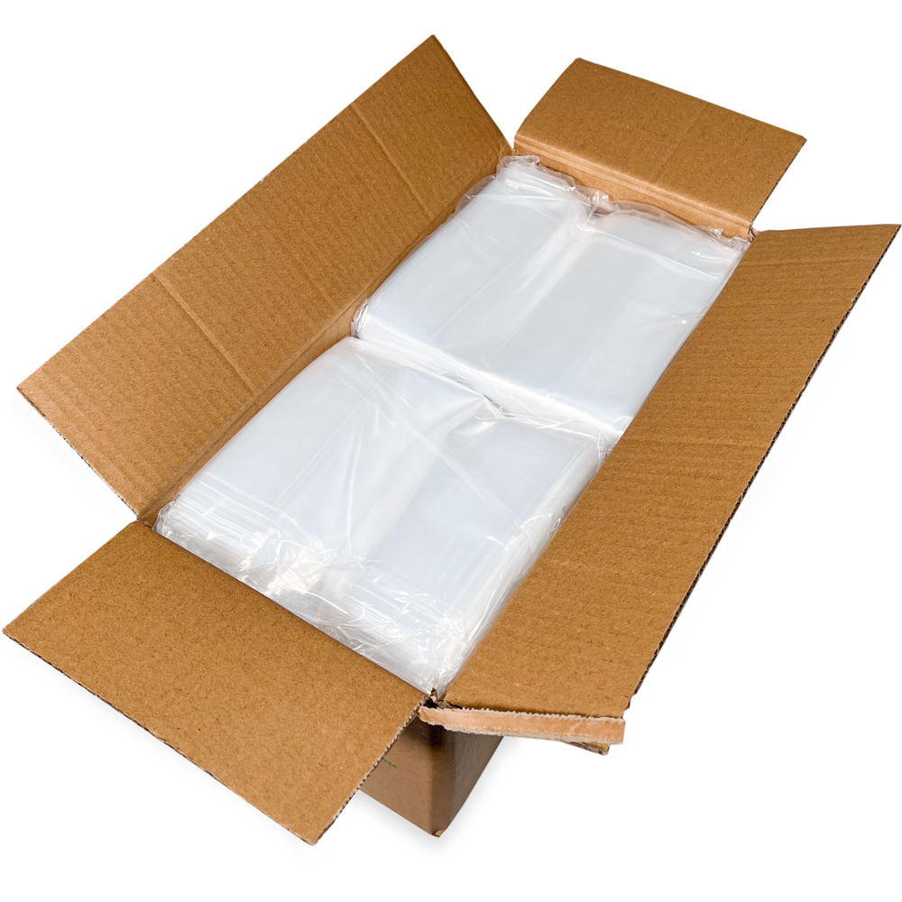 Case of 6 x 3 x 12 1.5 Mil Gusseted Poly Bags