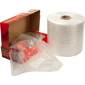 8x4x18 1mil Gusseted Poly Bags on Roll