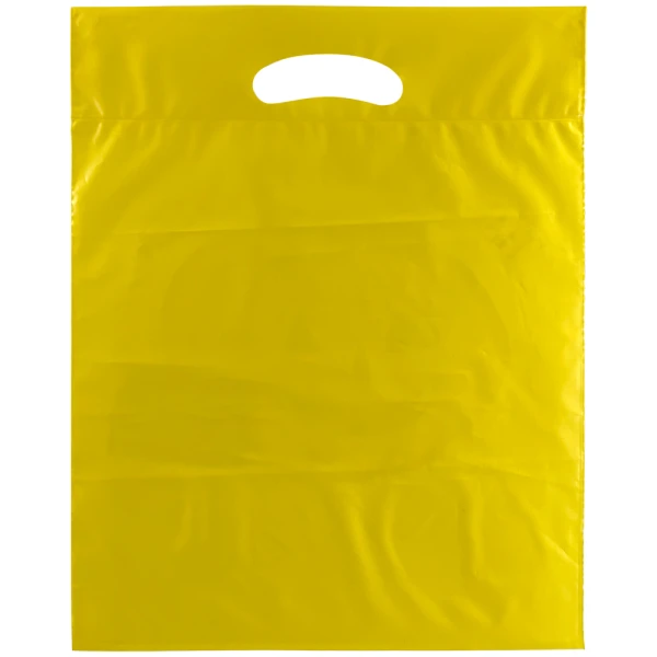 12 x 15 Pumpkin Face Halloween Bags Back Yellow 12 x 15 Pumpkin Face Halloween Bags Back