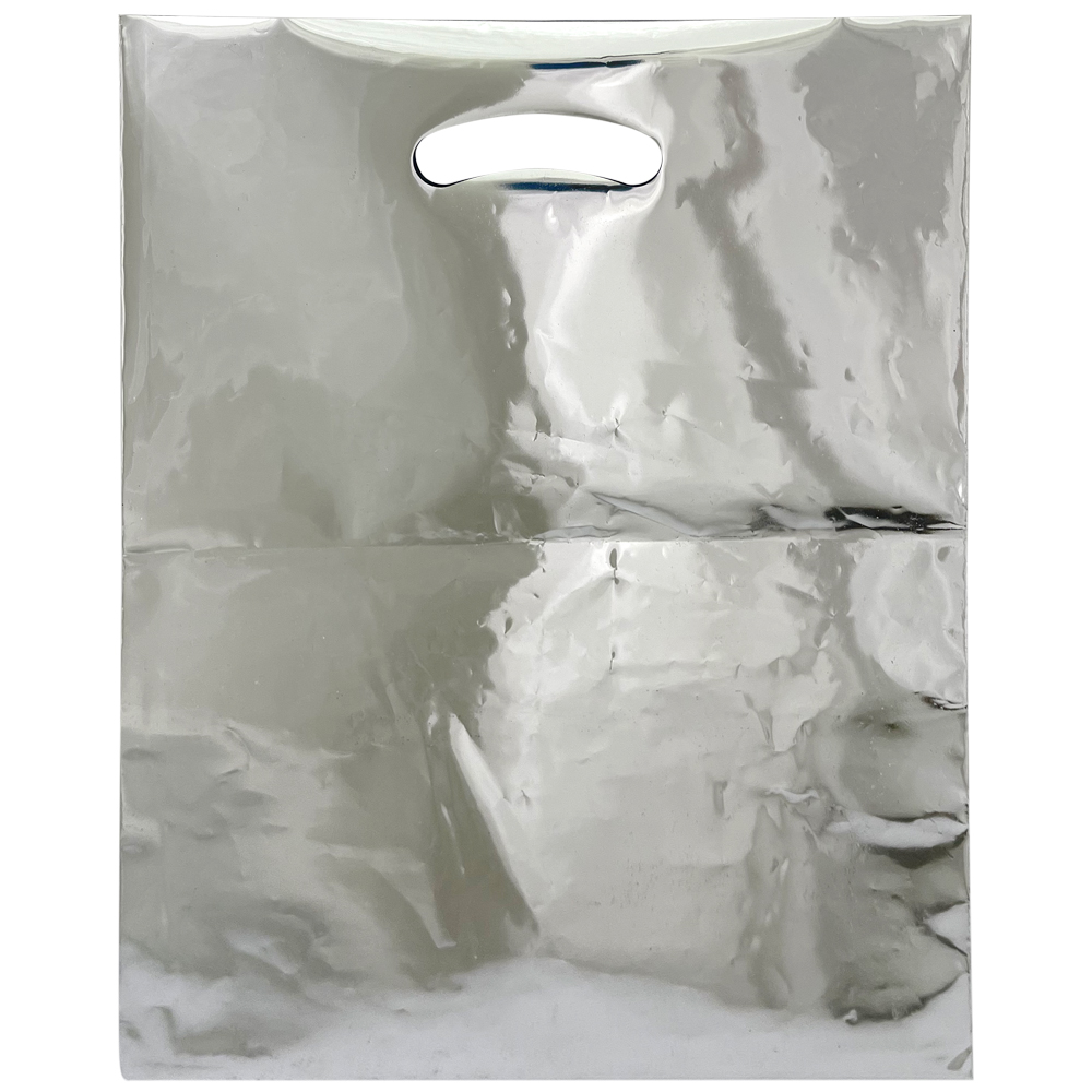 Silver Reflective Silver Frankenstein Trick-or-Treat Bags Back