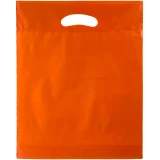 Orange 12 x 15 x 3 Pumpkin Halloween Candy Bags Back