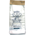 20 lb Ice Bags Plain Top On Wicket PURE ICE Back