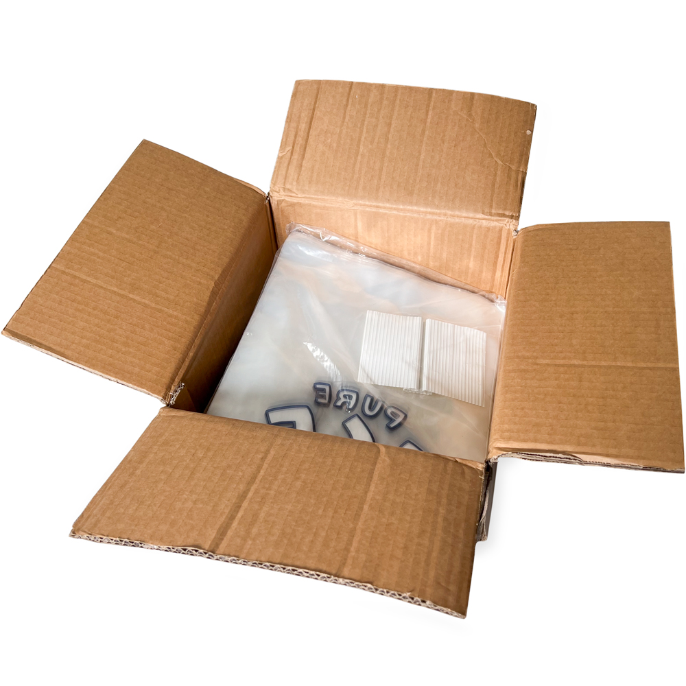 Case of 500 10 lb Ice Bags PURE ICE