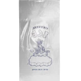 Back of 10 lb. Plastic Ice Bags Crystal Ice -500 Bags Per Case