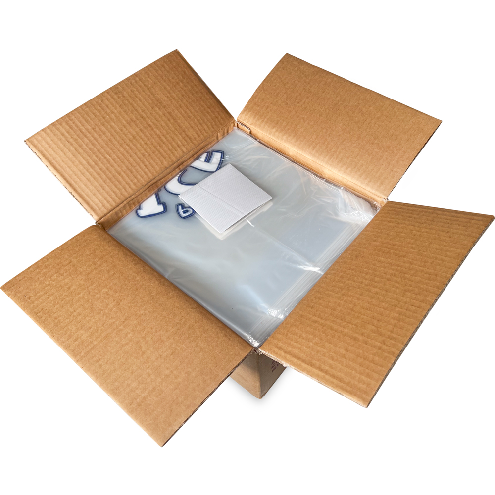 Case of 10 lb. Plastic Ice Bags - PURE ICE Polar Bear