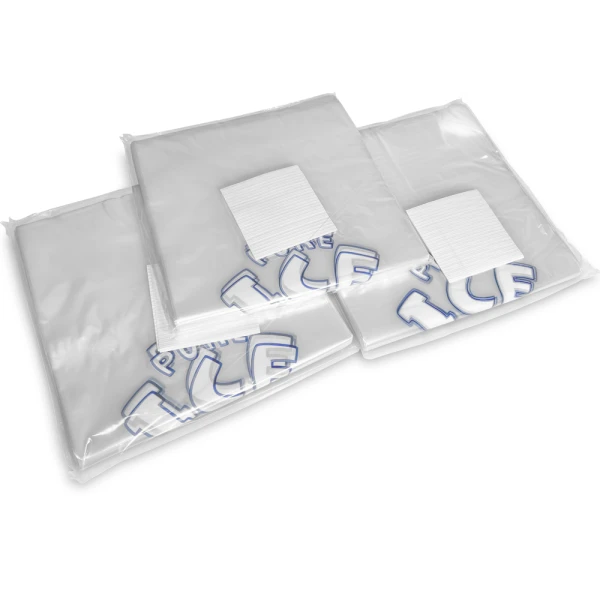 10 lb Plain Top Ice Bags PURE ICE Innerpacks Innerpacks of 10 lb. Plastic Ice Bags - PURE ICE Polar Bear