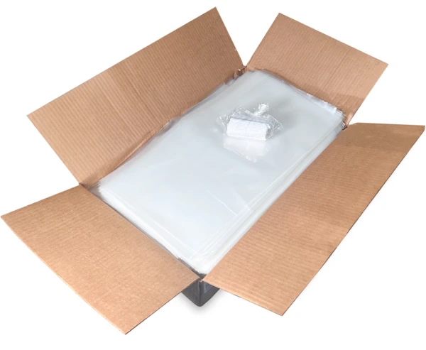 10lb Heavy Duty Ice Bags with Twist Ties - 11 x 22 Case with Twist Ties Case with Twist Ties of 10LB 11 x 22 Heavy Duty Ice Bags with Twist Ties