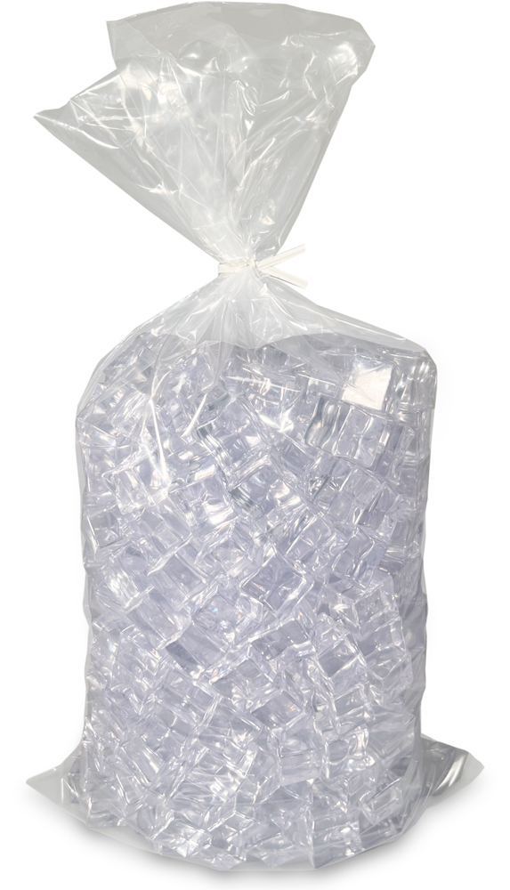 10lb Heavy Duty Ice Bags with Twist Ties - 11 x 22 10LB 11 x 22 Heavy Duty Ice Bags with Twist Ties