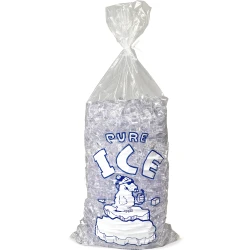 20 lb Plain Top Ice Bags