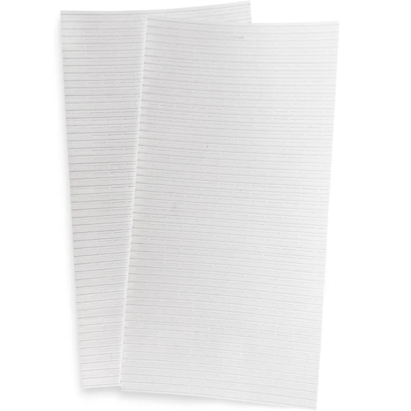 20 lb Plain Top Ice Bag Twist Ties Sheets of Twist Ties for 20 Pound Plain Top PURE ICE ice bags - Polar Bear