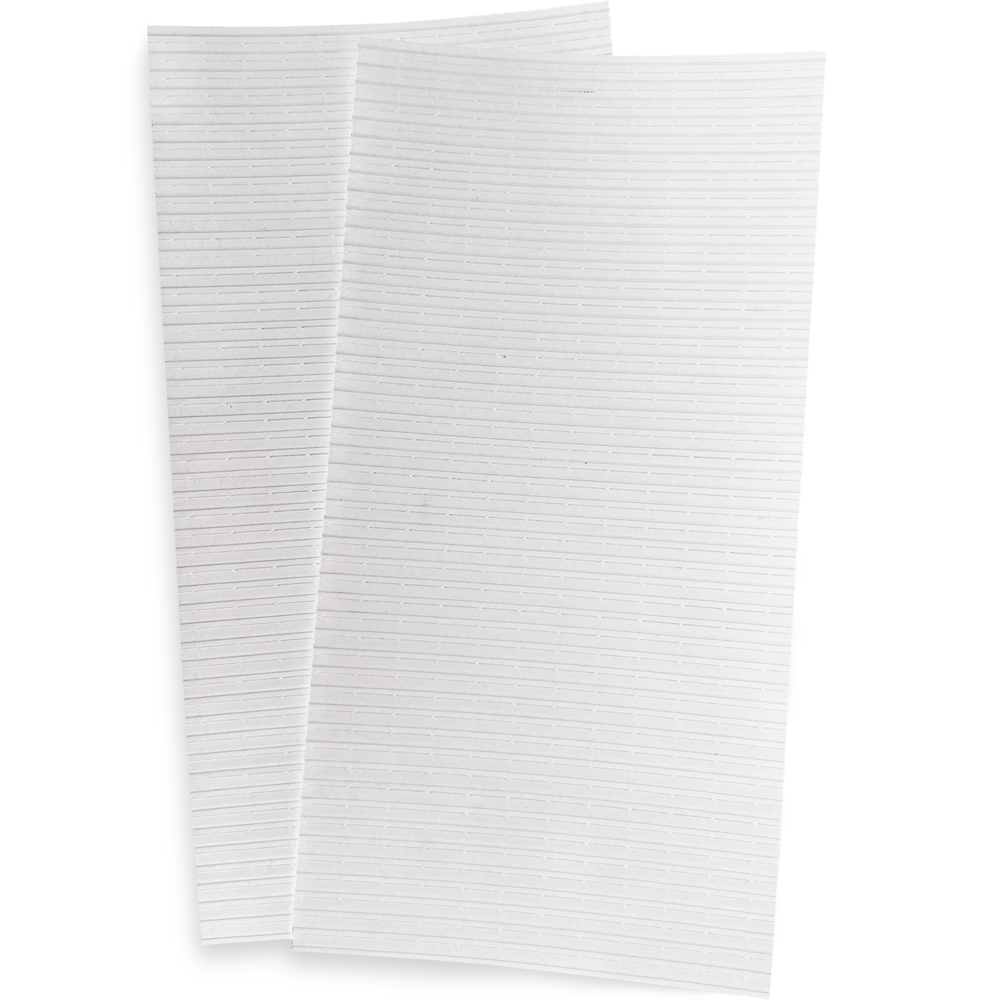 Sheets of Twist Ties for 20 Pound Plain Top PURE ICE ice bags - Polar Bear