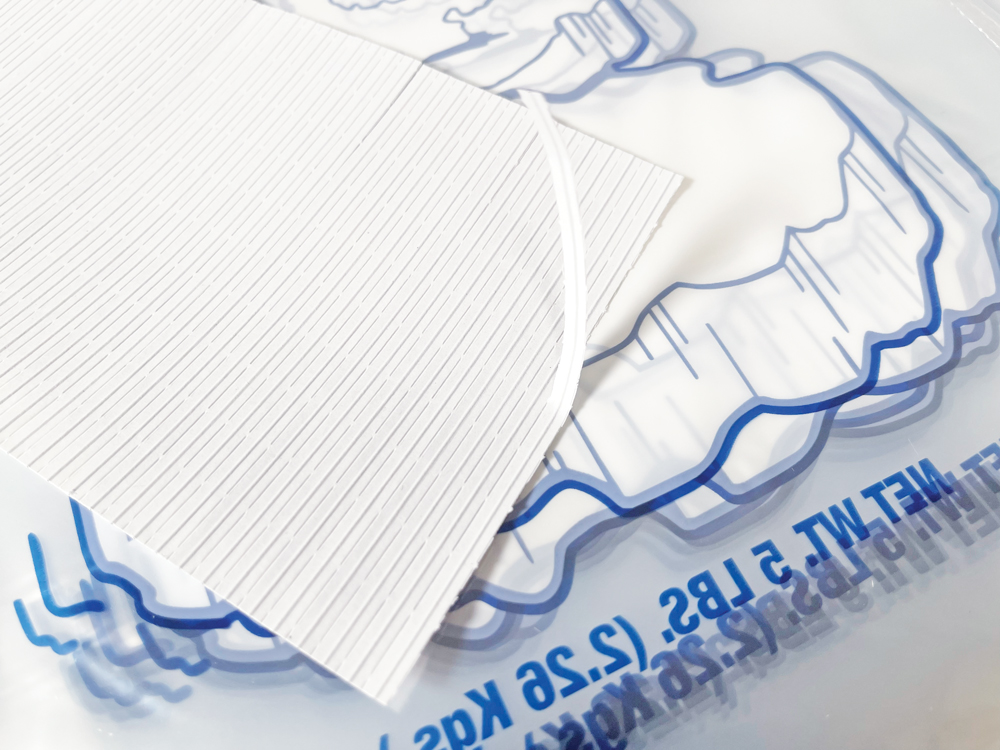 5 lb. Plastic Ice Bags PURE ICE Polar Bear Twist Tie