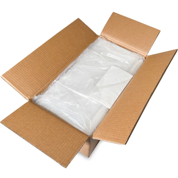 50 lb Heavy Duty Ice Bags with Twist Ties - 18 x 36 Case Case of 50LB 18 x 36 Heavy Duty Ice Bags with Twist Ties