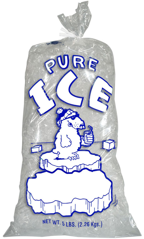 5 lb Ice Bags "PURE ICE"